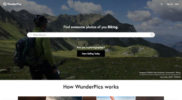 Wunder Picsホームページ